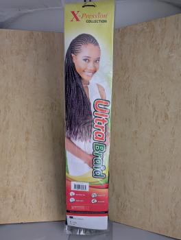 X-Pression Ultra Braid schwarz 1, 100% Kanekalon Kunsthaar 165g